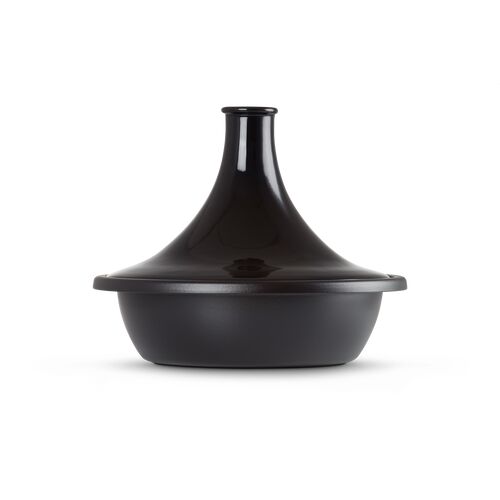 Le Creuset gietijzeren tajine - 35 cm / 5.2 liter - ebbenzwart