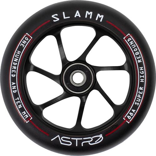 Slamm Astro wiel - 110 mm - zwart