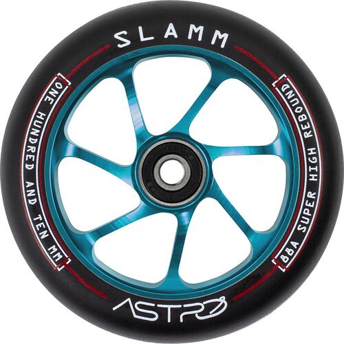 Slamm Astro wiel - 110 mm - blauw