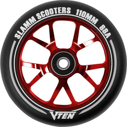 Slamm V-TEN II stuntstep wiel - 110 mm - rood
