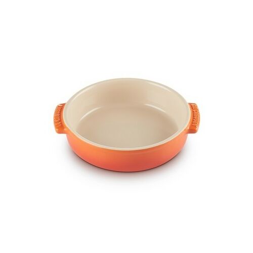Le Creuset aardewerken tapasschaal - 14 cm - 0.45 liter - oranjerood