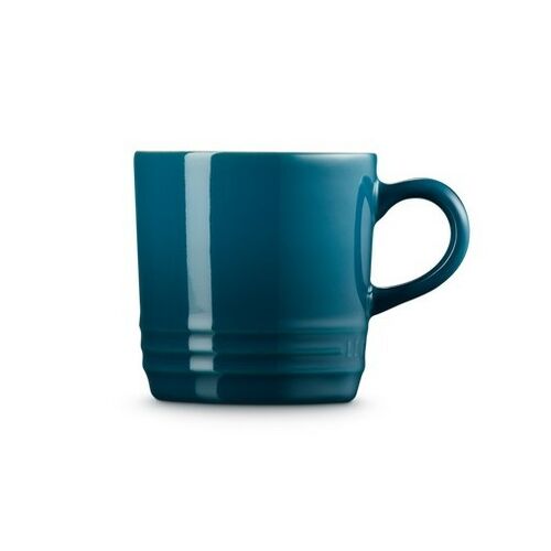 Le Creuset aardewerken koffiebeker - 0.20 liter - deep teal