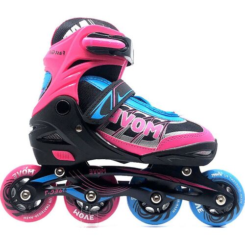 Inline skate MOVE Fast - roze / blauw