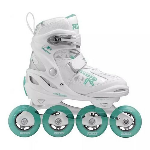 Inline skate ROCES Moody TIF girl - wit / mint