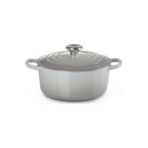 Le Creuset gietijzeren ronde braadpan 20 cm / 2.4 liter - mist grey