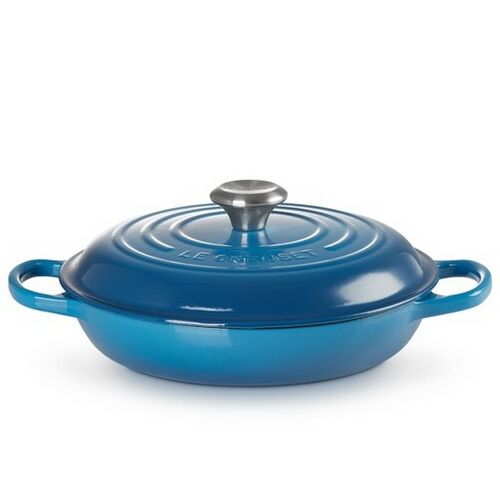 Le Creuset gietijzeren campagnard 30 cm / 3.5 liter - marseille blauw