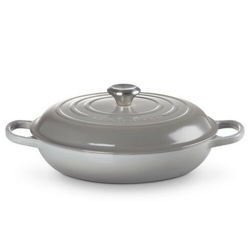 Le Creuset gietijzeren campagnard 30 cm / 3.5 liter - mist grey
