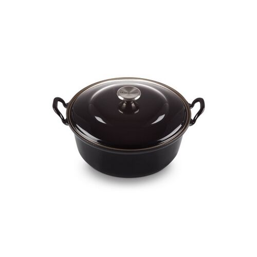 Le Creuset gietijzeren Faitout - 28 cm / 4.9 liter - ebbenzwart