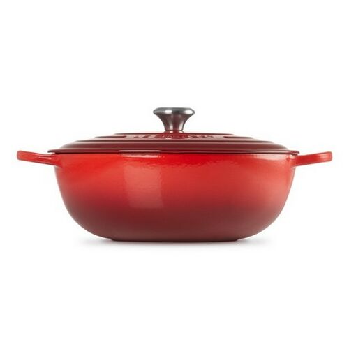 Le Creuset gietijzeren marmite - 32 cm / 7.0 liter - kersenrood