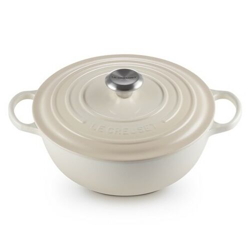 Le Creuset gietijzeren marmite - 26 cm / 4.1 liter - meringue