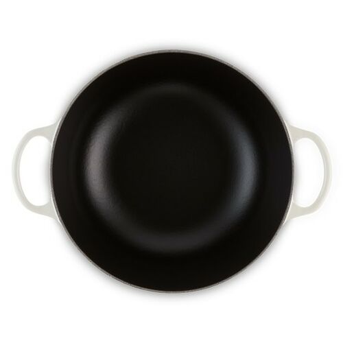 Le Creuset gietijzeren marmite - 26 cm / 4.1 liter - meringue