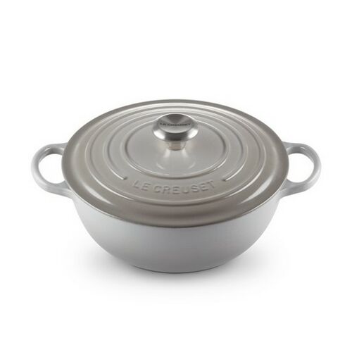 Le Creuset gietijzeren marmite - 26 cm / 4.1 liter - mist grey