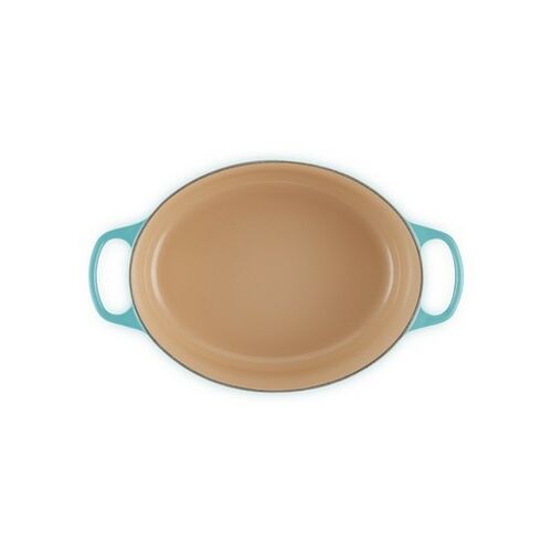 Le Creuset gietijzeren ovale braadpan 31 cm / 6.3 liter - caribbean blue