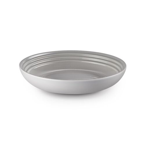 Le Creuset aardewerken diep bord - 22 cm - mist grey