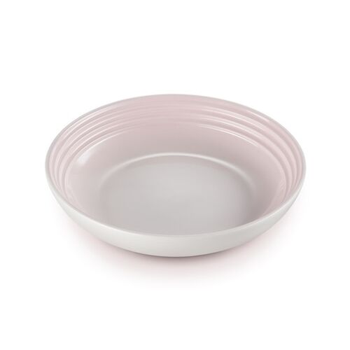 Le Creuset aardewerken diep bord - 22 cm - shell pink