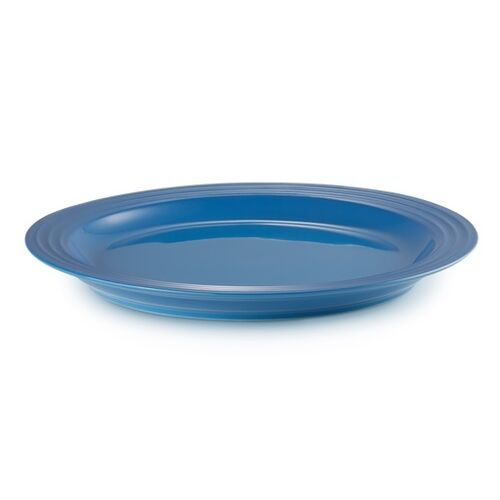 Le Creuset aardewerken dinerbord - 27 cm - marseille blauw