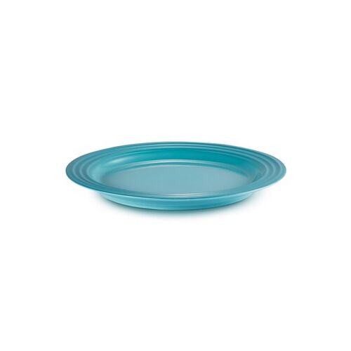 Le Creuset aardewerken ontbijtbord - 22 cm - caribbean blue