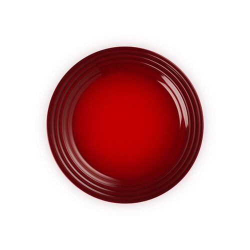 Le Creuset aardewerken ontbijtbord - 22 cm - kersenrood