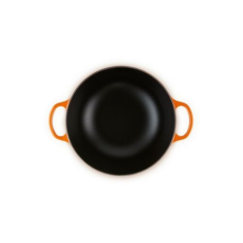Le Creuset gietijzeren marmite - 24 cm / 3.1 liter - oranjerood