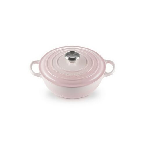 Le Creuset gietijzeren marmite - 24 cm / 3.1 liter - shell pink