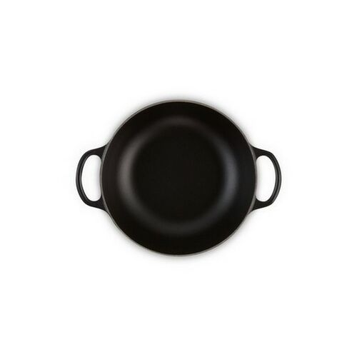 Le Creuset gietijzeren marmite - 22 cm / 2.2 liter - mat zwart
