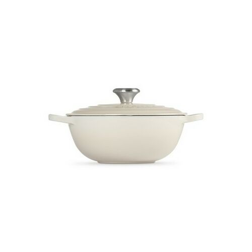 Le Creuset gietijzeren marmite - 24 cm / 3.1 liter - meringue