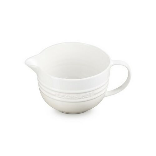 Le Creuset aardewerken mengkom - 2 liter - meringue