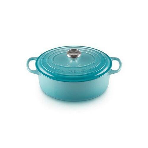 Le Creuset gietijzeren ovale braadpan - 29 cm / 4.7 liter - caribbean blue