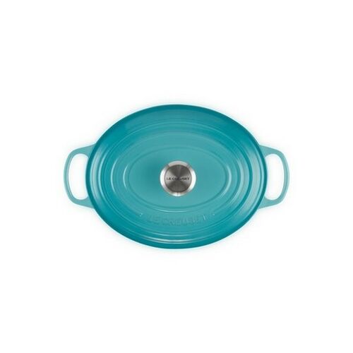 Le Creuset gietijzeren ovale braadpan - 29 cm / 4.7 liter - caribbean blue