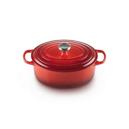 Le Creuset gietijzeren ovale braadpan - 29 cm / 4.7 liter - kersenrood