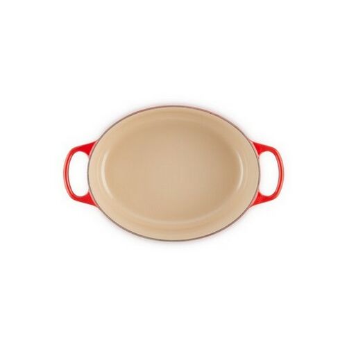 Le Creuset gietijzeren ovale braadpan - 29 cm / 4.7 liter - kersenrood