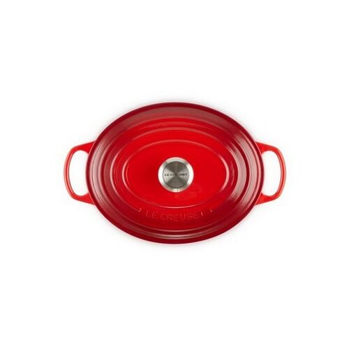 Le Creuset gietijzeren ovale braadpan - 29 cm / 4.7 liter - kersenrood