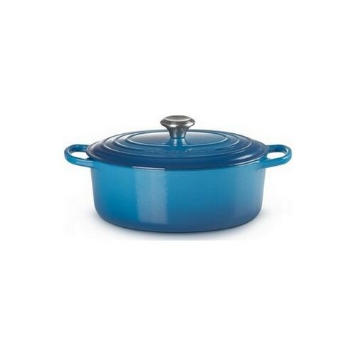 Le Creuset gietijzeren ovale braadpan - 29 cm / 4.7 liter - marseille blauw