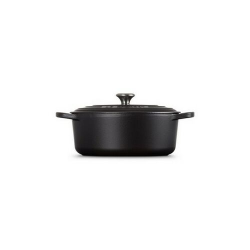 Le Creuset gietijzeren ovale braadpan - 29 cm / 4.7 liter - mat zwart