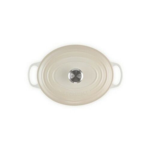 Le Creuset gietijzeren ovale braadpan - 29 cm / 4.7 liter - meringue