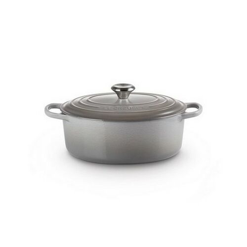 Le Creuset gietijzeren ovale braadpan - 29 cm / 4.7 liter - mist grey