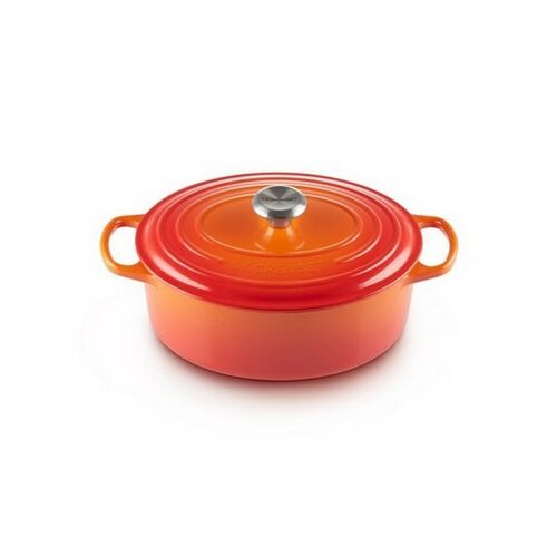 Le Creuset gietijzeren ovale braadpan - 29 cm / 4.7 liter - oranjerood
