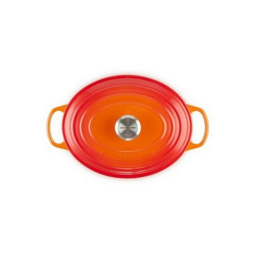 Le Creuset gietijzeren ovale braadpan - 29 cm / 4.7 liter - oranjerood