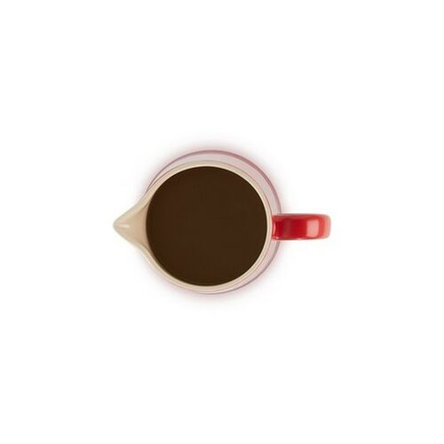 Le Cereuset aardewerken schenkkan - kersenrood