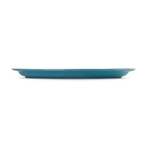 Le Creuset aardewerken ovale serveerschaal - 46 cm - deep teal