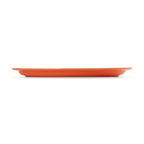 Le Creuset aardewerken ovale serveerschaal - 46 cm - oranjerood