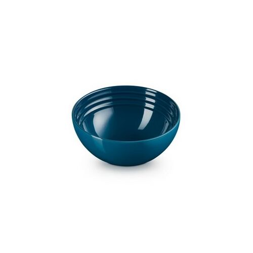 Le Creuset aardewerken snackschaaltje - 12 cm - 0.33 liter - Deep Teal