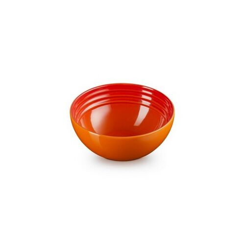 Le Creuset aardewerken snackschaaltje - 12 cm - 0.33 liter - oranjerood