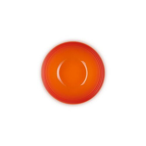 Le Creuset aardewerken snackschaaltje - 12 cm - 0.33 liter - oranjerood