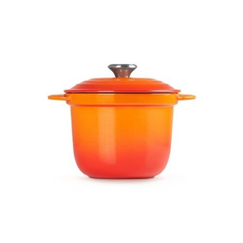 Le Creuset gietijzeren Cocotte Every 18 cm / 2 liter - oranjerood