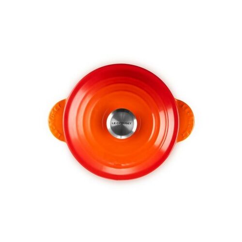 Le Creuset gietijzeren Cocotte Every 18 cm / 2 liter - oranjerood