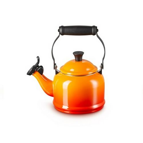 Le Creuset fluitketel Demi - oranjerood