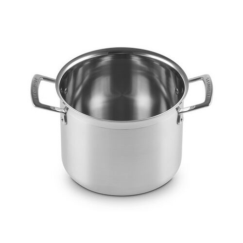 Le Creuset kookpan met pastamand en deksel - RVS - 20 cm / 5.0 liter