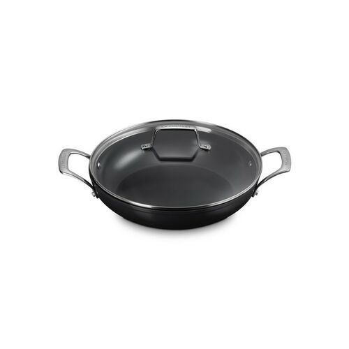 Le Creuset Essential Non-Stick Ceramic provençaalse sauteerpan met glazen deksel - 28 cm / 3.2 liter