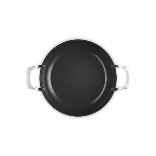 Le Creuset Essential Non-Stick Ceramic provençaalse sauteerpan met glazen deksel - 28 cm / 3.2 liter